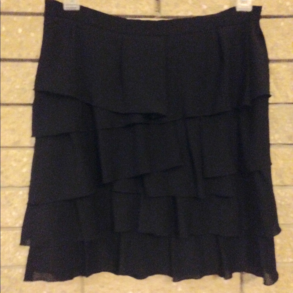 LTD Black ruffle Skirt